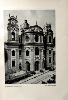 1932 - Salzburg - Universitätskirche (Kollegienkirche), alter Druck